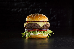 Premium beef burger