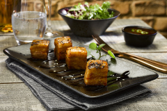 Pork belly bites