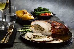 Turkey breast with stuffing