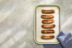 Pork sausages
