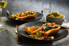 Stuffed butternut squash