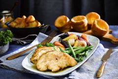 Lions mane mushroom vegan steak