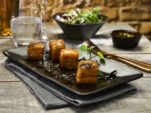 Pork belly bites