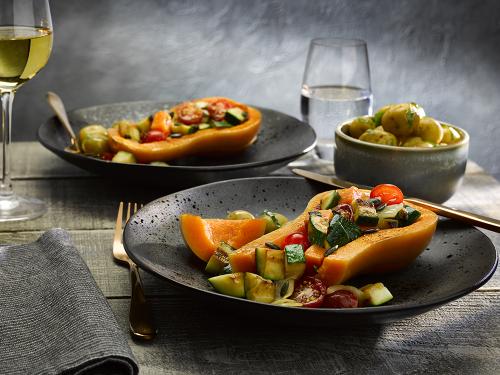 Stuffed butternut squash