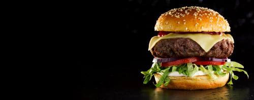 Premium beef burger
